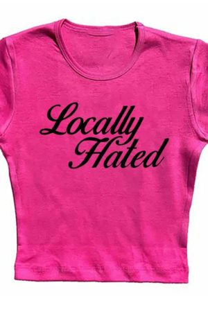 Cute Everyday Outfits, Outfit Inspo Casual Locally Hated Cropped Tee