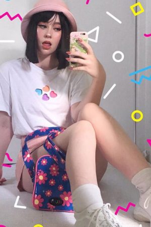 Cute Everyday Outfits, Outfit Inspo Casual Love Hearts Candy T-Shirt