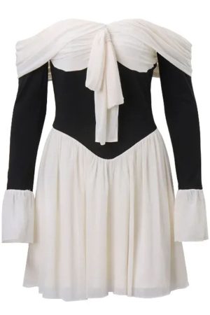 Cute Everyday Outfits, Outfit Inspo Casual Mademoiselle Bow Off Shoulder Dress