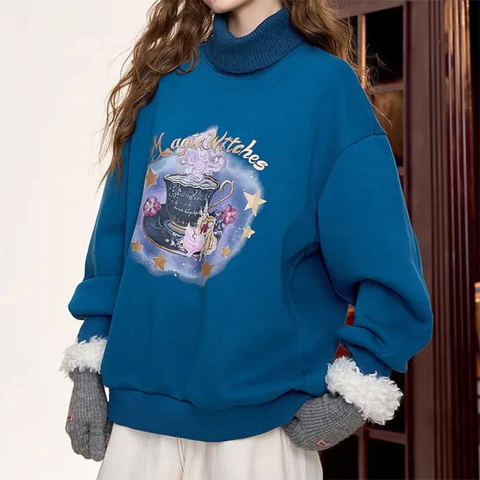 Cute Everyday Outfits, Outfit Inspo Casual Magic Witches Printed Sweatshirt Cute Everyday Outfits, Outfit Inspo Casual Magic Witches Printed Sweatshirt