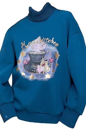Cute Everyday Outfits, Outfit Inspo Casual Magic Witches Printed Sweatshirt