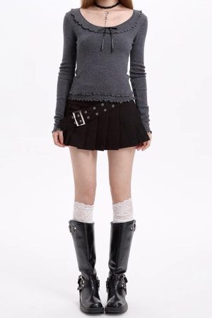 Cute Everyday Outfits, Outfit Inspo Casual Make u Mine Pleated Skirt