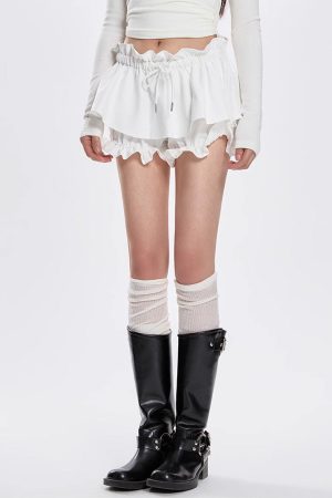 Cute Everyday Outfits, Outfit Inspo Casual Marshmallow Milk Skirt