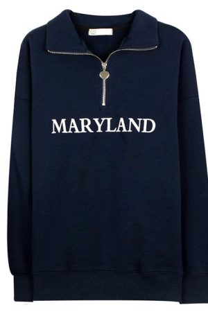 Cute Everyday Outfits, Outfit Inspo Casual Maryland Zip Up Sweatshirt
