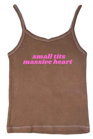 Cute Everyday Outfits, Outfit Inspo Casual Massive Heart Tank Top