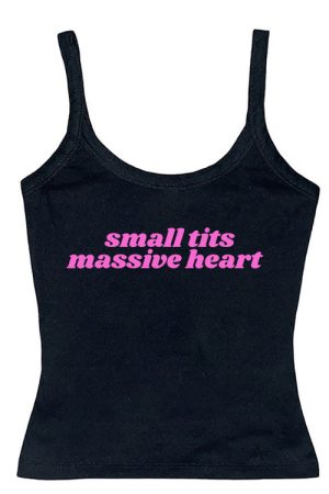 Cute Everyday Outfits, Outfit Inspo Casual Massive Heart Tank Top