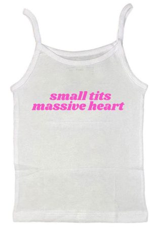 Cute Everyday Outfits, Outfit Inspo Casual Massive Heart Tank Top