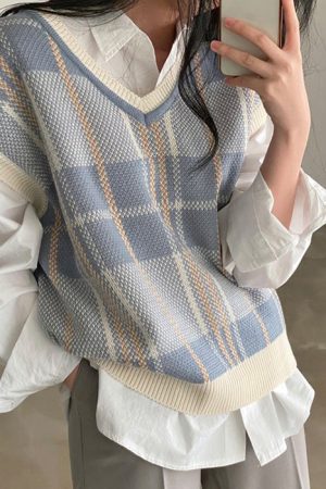 Cute Everyday Outfits, Outfit Inspo Casual Meet Me On Campus Blue Vest
