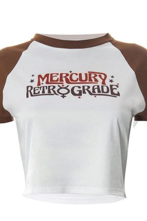 Cute Everyday Outfits, Outfit Inspo Casual Mercury Retrograde Crop Top