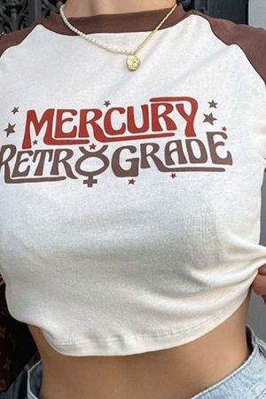 Cute Everyday Outfits, Outfit Inspo Casual Mercury Retrograde Crop Top