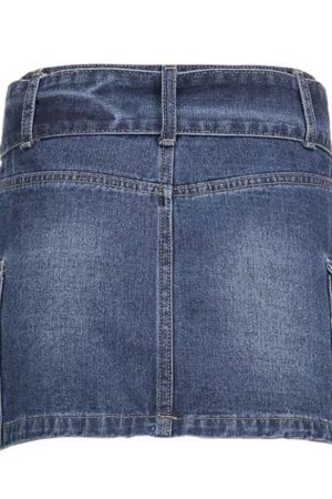 Cute Everyday Outfits, Outfit Inspo Casual Mercury Rising Y2K Denim Skirt