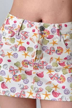 Cute Everyday Outfits, Outfit Inspo Casual Mermaid Aesthetic Denim Mini Skirt