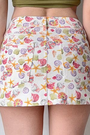 Cute Everyday Outfits, Outfit Inspo Casual Mermaid Aesthetic Denim Mini Skirt