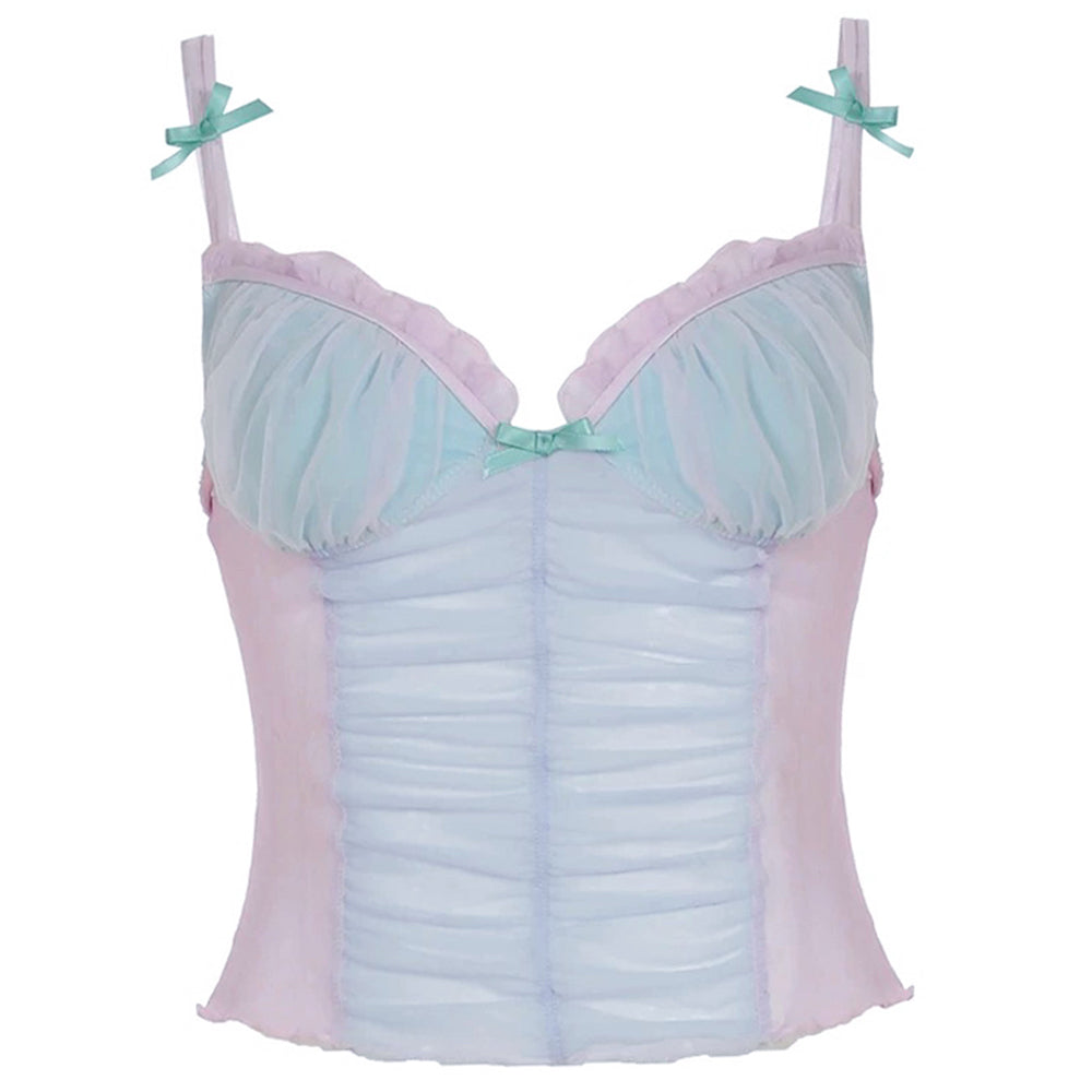 Cute Everyday Outfits, Outfit Inspo Casual Mermaid Aesthetic Mesh Top