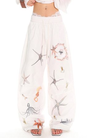 Cute Everyday Outfits, Outfit Inspo Casual Mermaid Aesthetic Wide-Leg Trousers