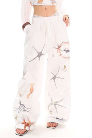 Cute Everyday Outfits, Outfit Inspo Casual Mermaid Aesthetic Wide-Leg Trousers
