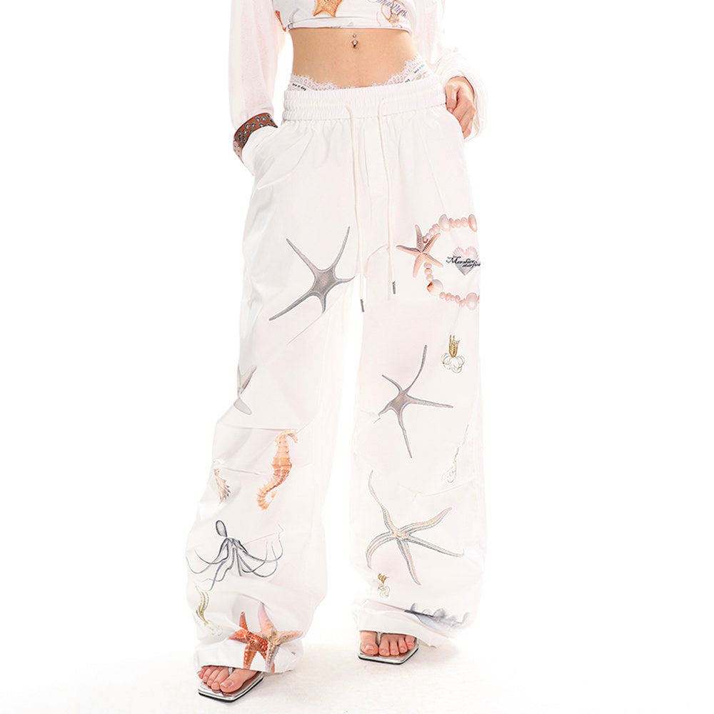 Cute Everyday Outfits, Outfit Inspo Casual Mermaid Aesthetic Wide-Leg Trousers Cute Everyday Outfits, Outfit Inspo Casual Mermaid Aesthetic Wide-Leg Trousers