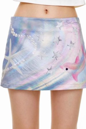Cute Everyday Outfits, Outfit Inspo Casual Mermaidcore Mini Skirt