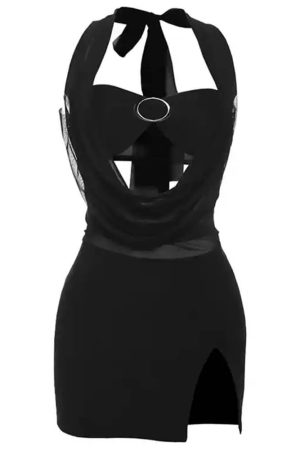 Cute Everyday Outfits, Outfit Inspo Casual Midnight Backless Mini Dress