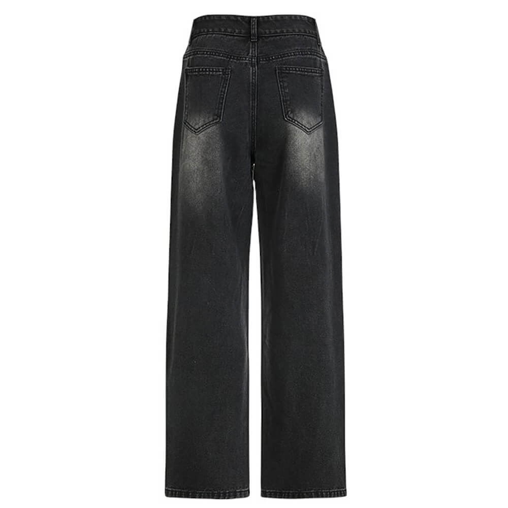 Cute Everyday Outfits, Outfit Inspo Casual Midnight Rhinestone Baggy Jeans Cute Everyday Outfits, Outfit Inspo Casual Midnight Rhinestone Baggy Jeans