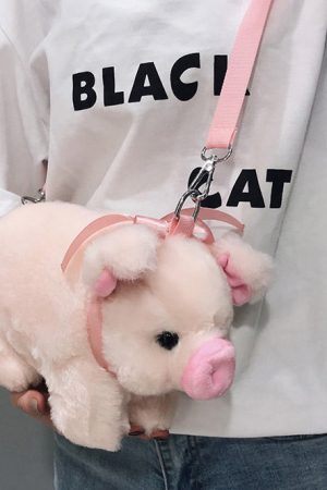 Cute Everyday Outfits, Outfit Inspo Casual Mini Pig Shoulder Bag