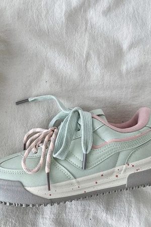 Cute Everyday Outfits, Outfit Inspo Casual Mint Gelato & Strawberry Sneakers