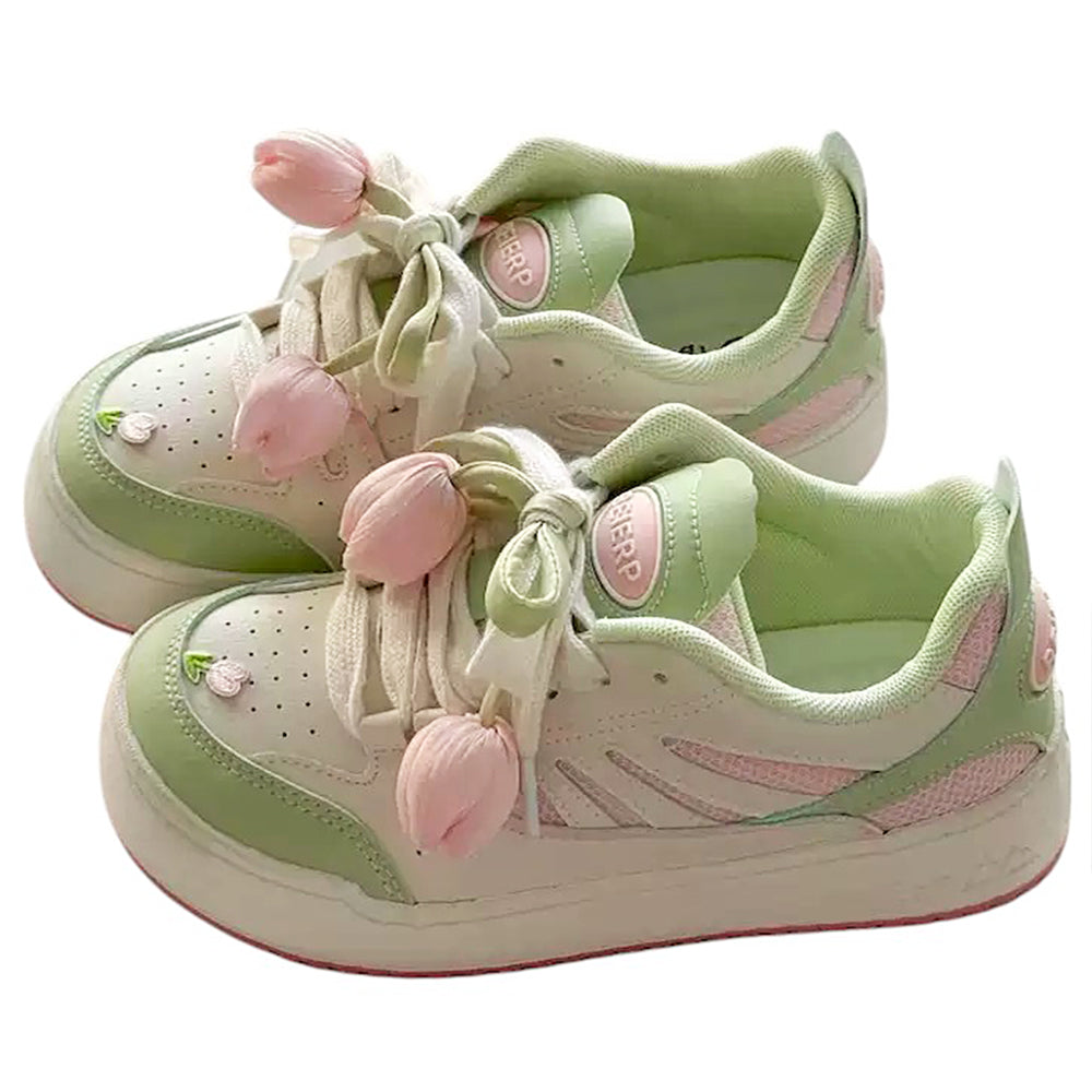 Cute Everyday Outfits, Outfit Inspo Casual Mint Green Tulip Sneakers