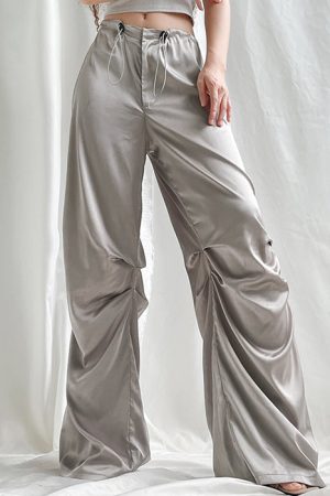 Cute Everyday Outfits, Outfit Inspo Casual Miracle Satin Wide Pants
