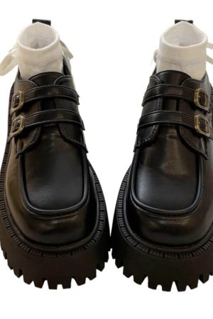 Cute Everyday Outfits, Outfit Inspo Casual Münster Buckle Platforms