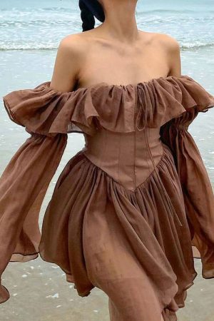 Cute Everyday Outfits, Outfit Inspo Casual Mocha Brown Mini Dress