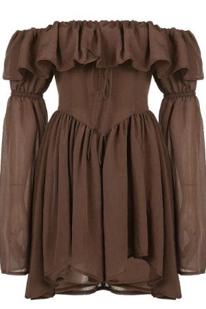 Cute Everyday Outfits, Outfit Inspo Casual Mocha Brown Mini Dress