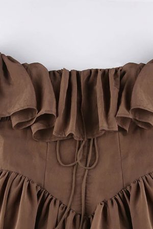 Cute Everyday Outfits, Outfit Inspo Casual Mocha Brown Mini Dress