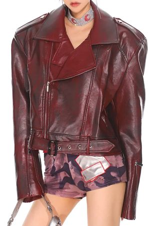 Cute Everyday Outfits, Outfit Inspo Casual Model Behavior 90s Style Moto Jacket