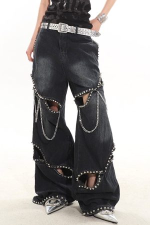 Cute Everyday Outfits, Outfit Inspo Casual Model Behavior Chain Ripped Jeans