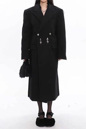 Cute Everyday Outfits, Outfit Inspo Casual Model Behavior Long Coat