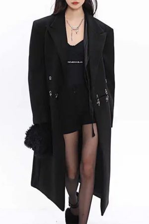 Cute Everyday Outfits, Outfit Inspo Casual Model Behavior Long Coat