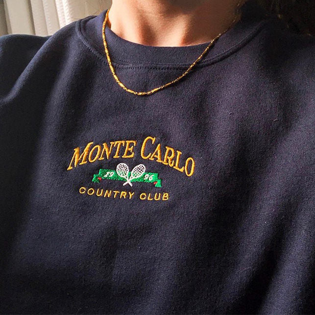 Cute Everyday Outfits, Outfit Inspo Casual Monte Carlo Tennis Sweatshirt Cute Everyday Outfits, Outfit Inspo Casual Monte Carlo Tennis Sweatshirt
