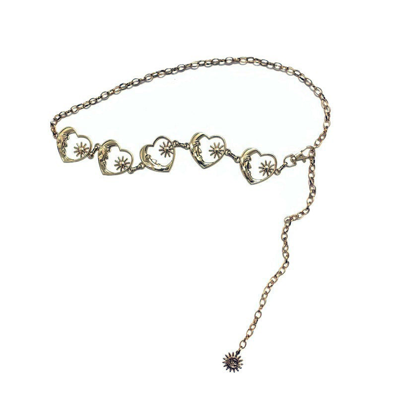 Cute Everyday Outfits, Outfit Inspo Casual Moon and Star Heart Belt