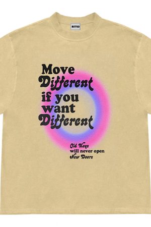 Cute Everyday Outfits, Outfit Inspo Casual Move Different Graphic T-Shirt