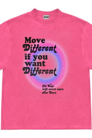 Cute Everyday Outfits, Outfit Inspo Casual Move Different Graphic T-Shirt