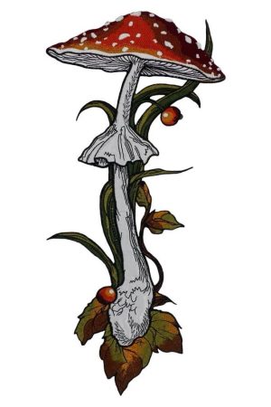 Cute Everyday Outfits, Outfit Inspo Casual Mushroom Embroidery Necktie