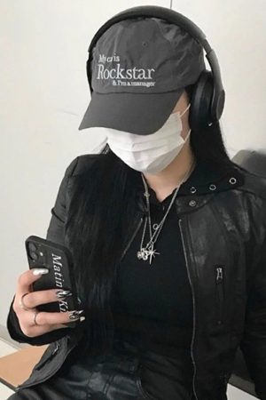 Cute Everyday Outfits, Outfit Inspo Casual My Cat is Rockstar Cap