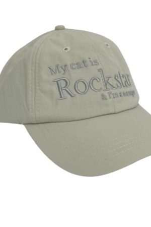Cute Everyday Outfits, Outfit Inspo Casual My Cat is Rockstar Cap