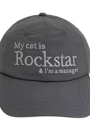 Cute Everyday Outfits, Outfit Inspo Casual My Cat is Rockstar Cap