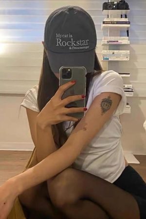 Cute Everyday Outfits, Outfit Inspo Casual My Cat is Rockstar Cap