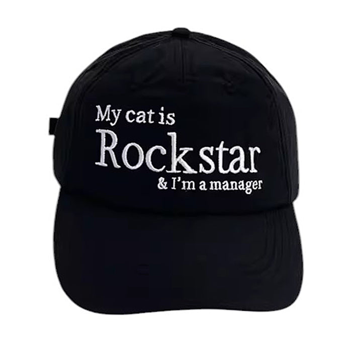 Cute Everyday Outfits, Outfit Inspo Casual My Cat is Rockstar Cap