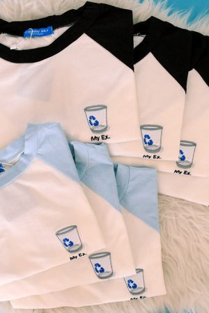 Cute Everyday Outfits, Outfit Inspo Casual My Ex T-Shirt in Blue