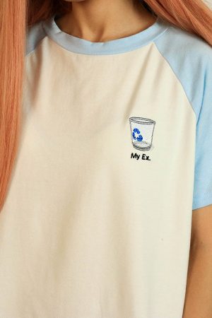 Cute Everyday Outfits, Outfit Inspo Casual My Ex T-Shirt in Blue