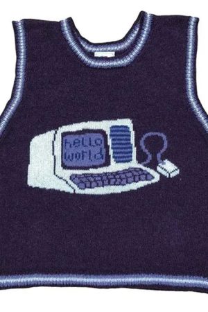 Cute Everyday Outfits, Outfit Inspo Casual Nostalgic Games Knit Vest