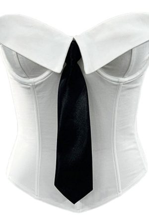 Cute Everyday Outfits, Outfit Inspo Casual Office Siren Tie Corset Top